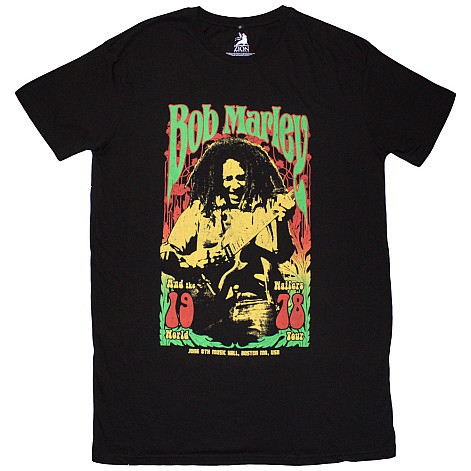Bob Marley tričkové šaty, 1978 Black, dámske