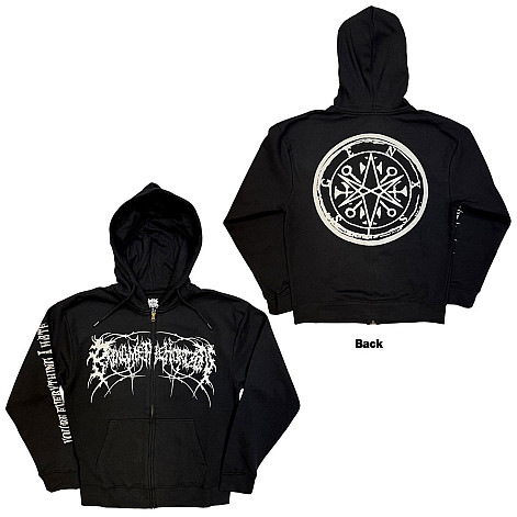 Bring Me The Horizon mikina, Metal Logo Genxsis Zipped BP Black, pánska