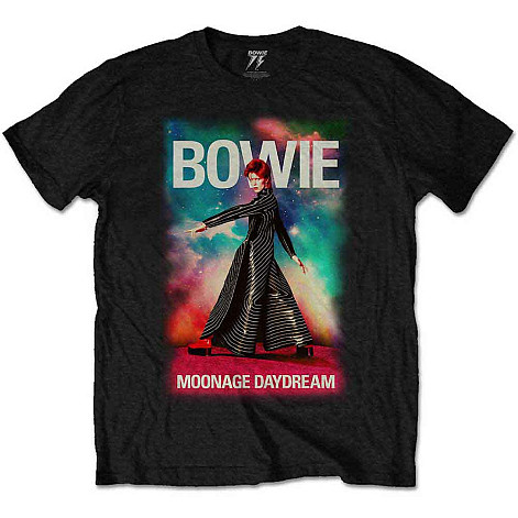David Bowie tričko, Moonage 11 Fade Black, pánske