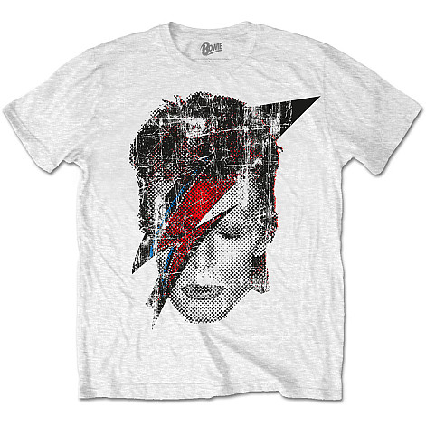 David Bowie tričko, Halftone Flash Face, pánske