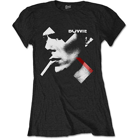 David Bowie tričko, X Smoke Red, dámske