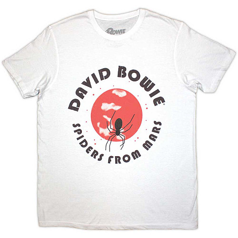 David Bowie tričko, Spiders From Mars White, pánske