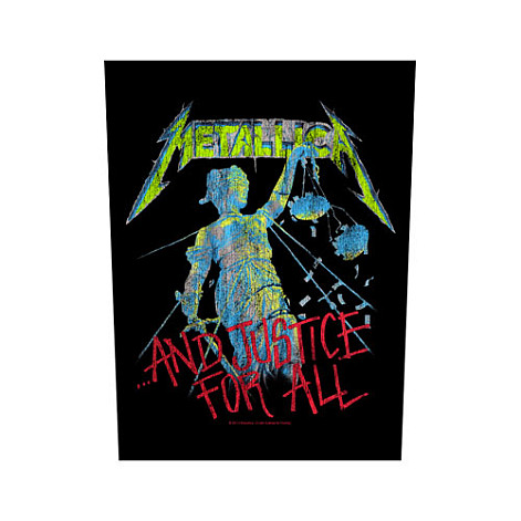 Metallica nášivka na chrbát 30x27x36 cm, And Justice For All