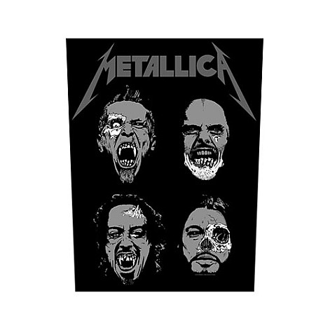 Metallica nášivka na chrbát 30x27x36 cm, Undead