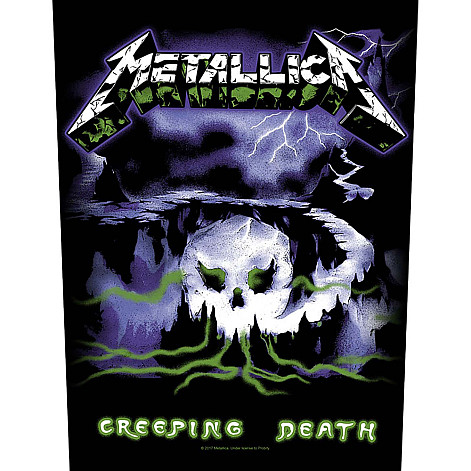 Metallica nášivka na chrbát 30x27x36 cm, Creeping Death