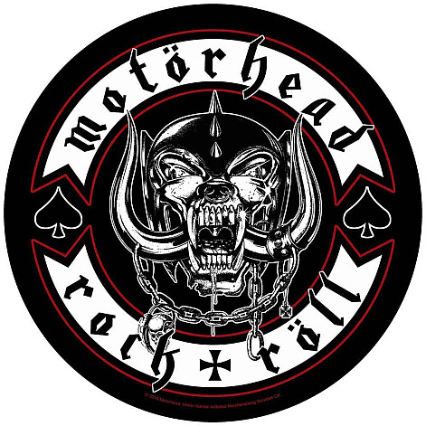Motorhead nášivka na chrbát CO+PES průměr 29 cm, Biker Black