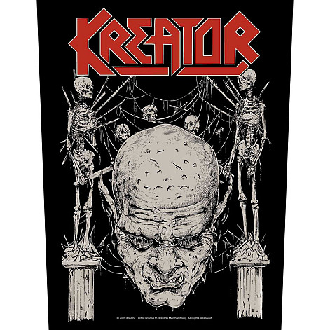 Kreator nášivka na chrbát 30x27x36 cm, Skull & Skeletons