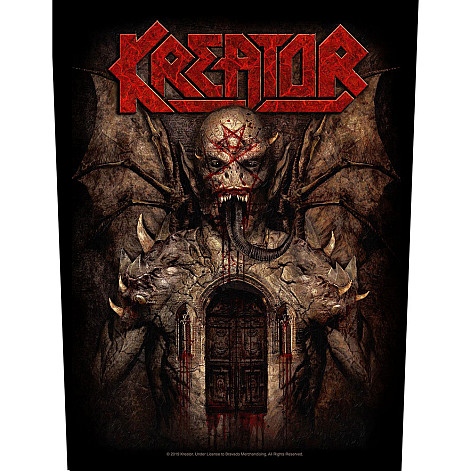 Kreator nášivka na chrbát 30x27x36 cm, God of Violence