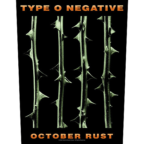 Type O Negative nášivka na chrbát 30x27x36 cm, October Rust