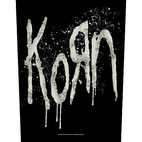 Korn nášivka na chrbát 30x27x36 cm, Splatter Logo