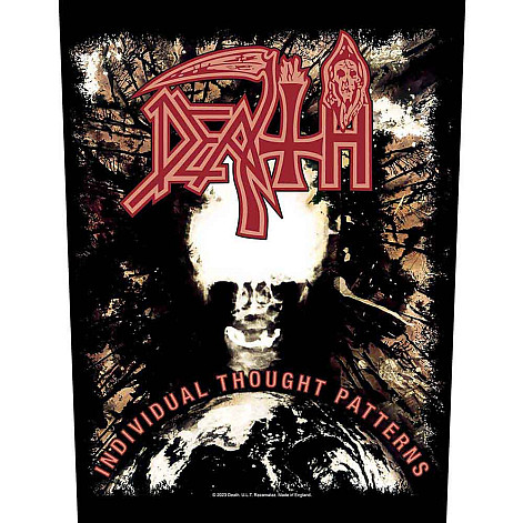 Death nášivka na chrbát 30x27x36 cm, Individual Thought Patterns