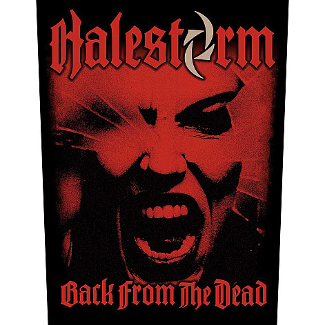 Halestorm nášivka na chrbát CO+PES 30x27x36 cm, Back From The Dead