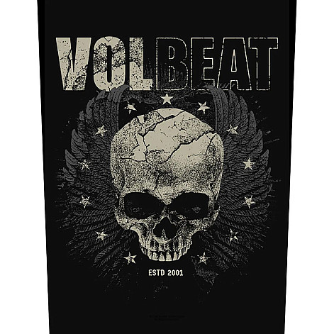 Volbeat nášivka na chrbát CO+PES 30x27x36 cm, Est. 2001