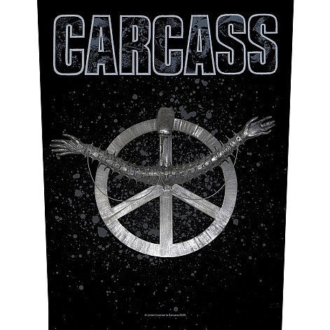 Carcass nášivka na chrbát 30x27x36 cm, Heartwork