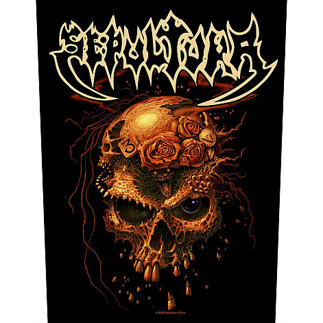 Sepultura nášivka na chrbát CO+PES 30x27x36 cm, Beneath The Remains Black