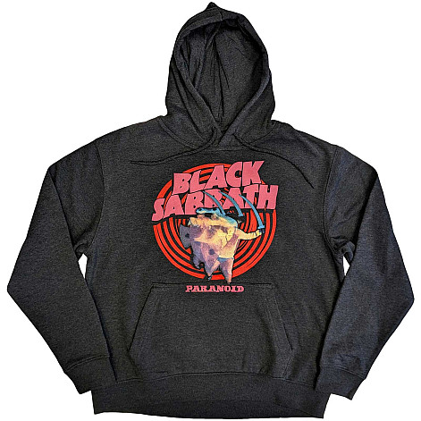 Black Sabbath mikina, Paranoid Charcoal Grey, pánska