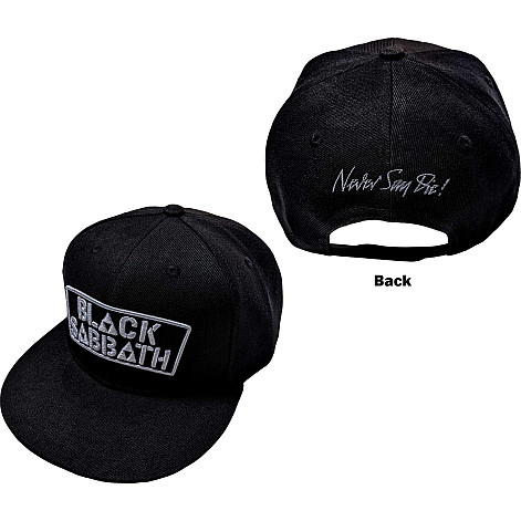 Black Sabbath šiltovka Snapback, Never Say Die Black