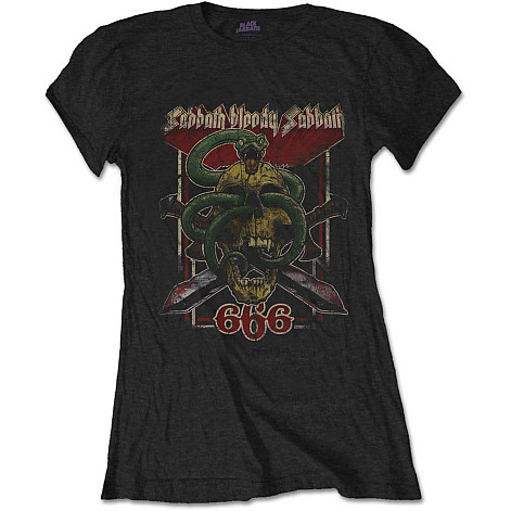 Black Sabbath tričko, Bloody Sabbath 666 Girly, dámske