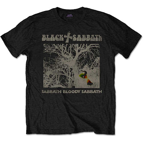 Black Sabbath tričko, Sabbath Bloody Sabbath Vintage Black, pánske