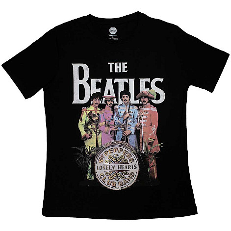 The Beatles tričko, Sgt Pepper Black, dámske