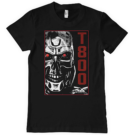 Terminator tričko, T-800 Machine Black, pánske