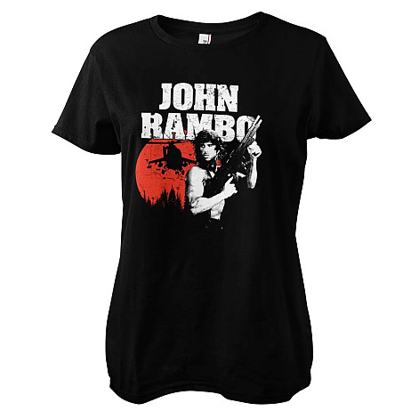 Rambo tričko, John Rambo Girly Black, dámske