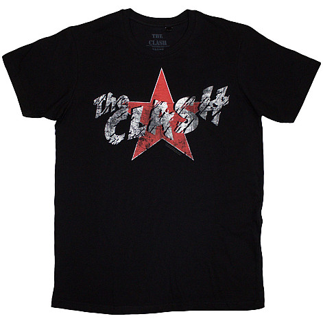 The Clash tričko, Star Logo Black, pánske