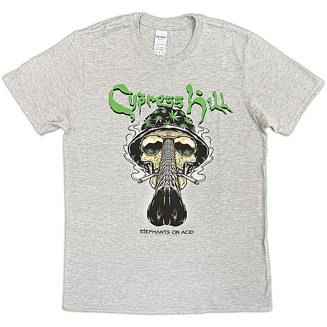 Cypress Hill tričko, Skull Bucket Grey, pánske