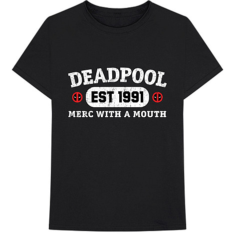 Deadpool tričko, Merc With A Mouth Black, pánske