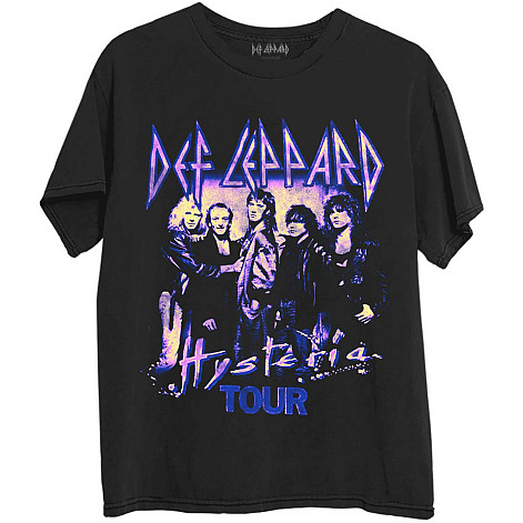 Def Leppard tričko, Hysteria Tour Black, pánske