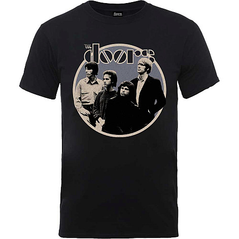 The Doors tričko, Retro Circle Black, pánske