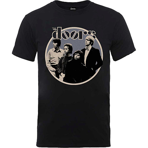 The Doors tričko, Retro Circle Black, pánske