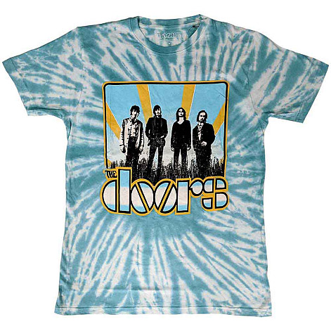 The Doors tričko, Waiting For The Sun Dye Wash Light Blue, pánske