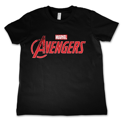 Marvel Comics tričko, The Avengers Distressed Logo, detské