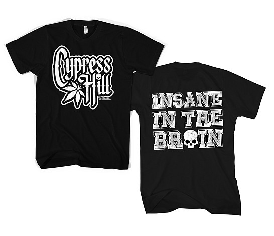 Cypress Hill tričko, Insane In The Brain BP Black, pánske
