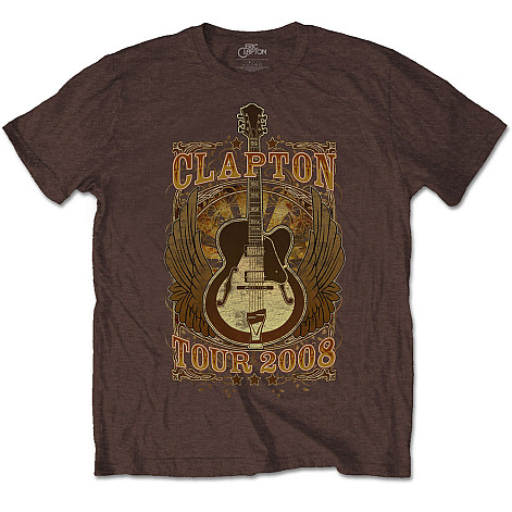 Eric Clapton tričko, Tour 2008 Brown, pánske