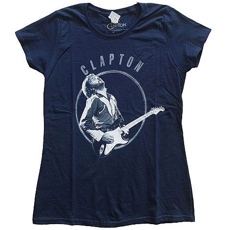 Eric Clapton tričko, Vintage Photo Girly Navy Blue, dámske