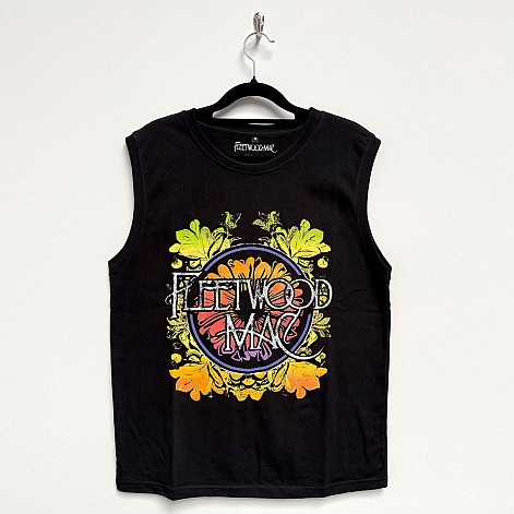 Fleetwood Mac tielko, Circle Floral Logo Black, pánske