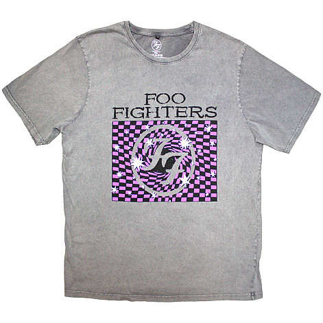 Foo Fighters tričko, Ff 4 Stone Wash Grey, pánske