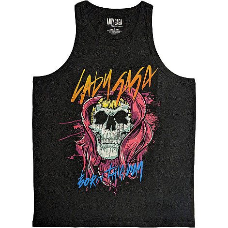 Lady Gaga tielko, Skull Charcoal Grey, pánske