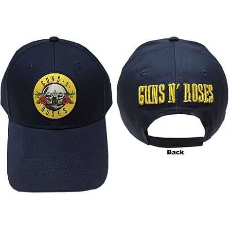 Guns N Roses šiltovka, Circle Logo Navy Blue, unisex