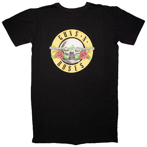 Guns N Roses tričkové šaty, Classic Logo Black, dámske