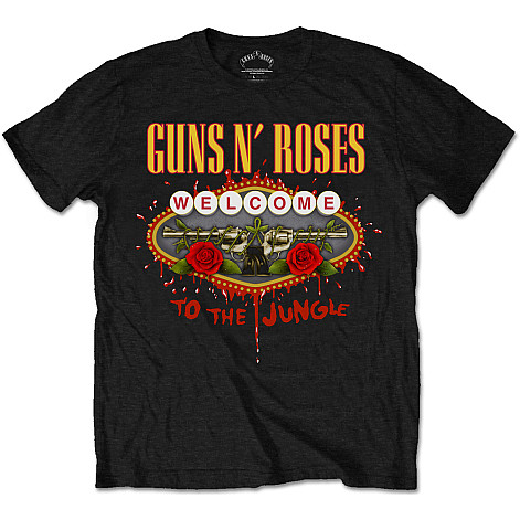 Guns N Roses tričko, Welcome To The Jungle, pánske