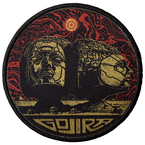 Gojira tkaná nášivka/nažehlovačka PES 95 mm, Scuplted Heads