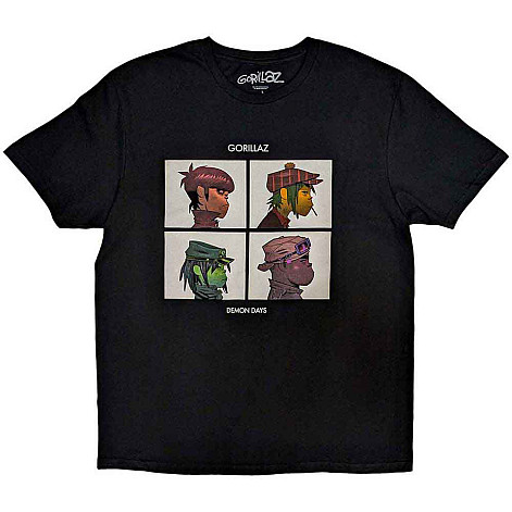 Gorillaz tričko, Demon Days Kids Black, detské