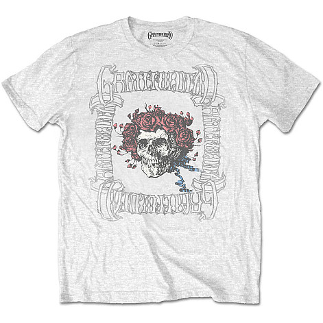 Grateful Dead tričko, Bertha with Logo Box White, pánske