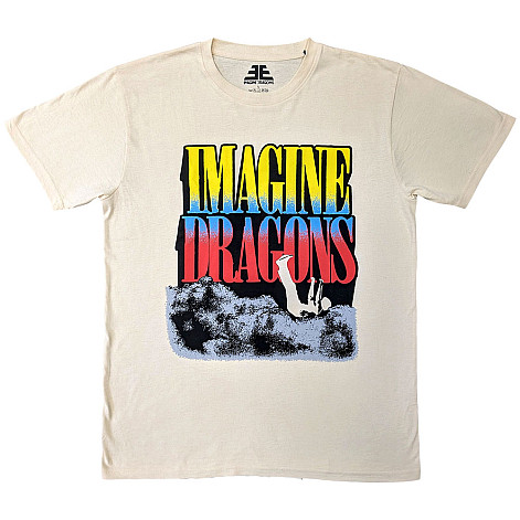 Imagine Dragons tričko, Falling Clouds Natural, pánske