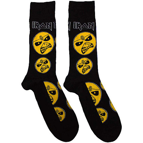 Iron Maiden ponožky, Piece Of Mind Black, unisex - velikost 4 až 7 (36 až 40 EU)