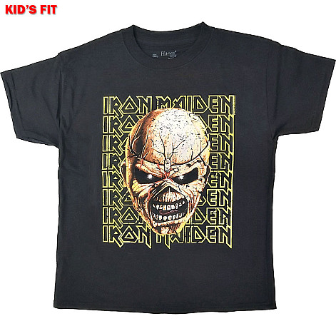 Iron Maiden tričko, Big Trooper Head Black Kids, detské