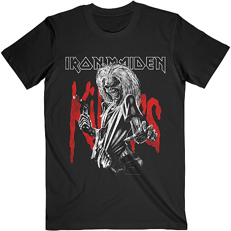 Iron Maiden tričko, Killers Eddie Large Graphic Distress Black, pánske